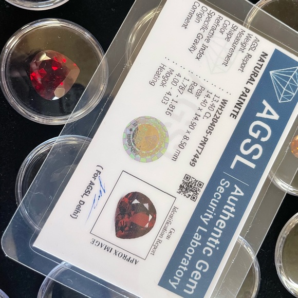 Extremely Rare! Massive 13.40CT Natural Pear Cut Painite - Picture 6 of 6